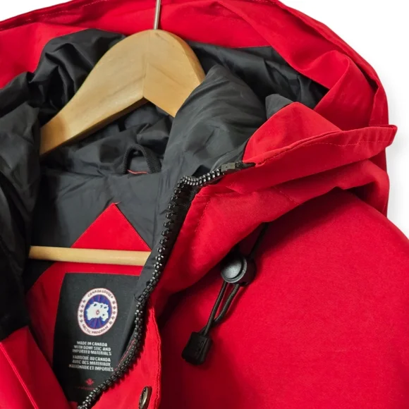Canada Goose Men's Hooded MacMillan Parka Red XXL - Picture 5 of 16